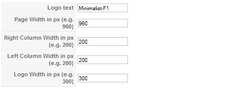 minimalist-f1-free-params