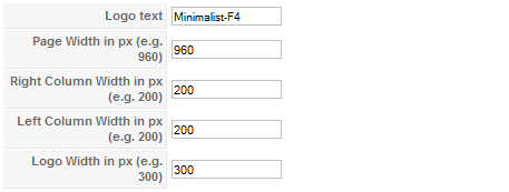 minimalist-f4-free-params