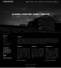 a4joomla-dark-free: joomla 5 template template_preview_1558644361
