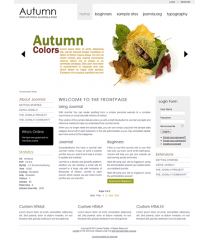 Pro joomla 2.5 template with slideshow: a4joomla-Autumn