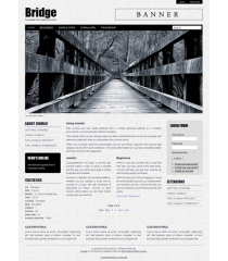 Pro joomla 2.5 template with slideshow: a4joomla-Bridge