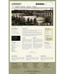 Pro joomla 2.5 template with slideshow: a4joomla-Contrast