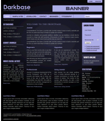 Pro joomla 2.5 template: a4joomla-Darkbase