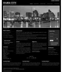 Pro joomla 2.5 template with slideshow: a4joomla-Darkcity