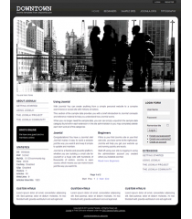 Pro joomla 2.5 template with slideshow: a4joomla-Downtown