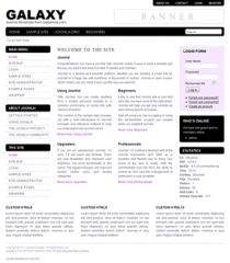 Pro joomla 2.5 template: a4joomla-Galaxy