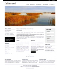 Pro joomla 2.5 template with slideshow: a4joomla-Goldenreed