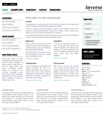 Pro joomla 2.5 template: a4joomla-Inverse