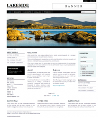 Pro joomla 2.5 template with slideshow: a4joomla-Lakeside