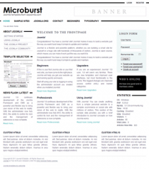 Pro joomla 2.5 template: a4joomla-Microburst