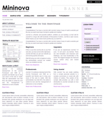 Pro joomla 2.5 template: a4joomla-Mininova