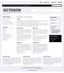 Pro joomla 2.5 template: a4joomla-Octogon