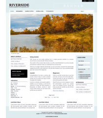 Pro joomla 2.5 template with slideshow: a4joomla-Riverside