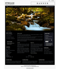 Pro joomla 2.5 template with slideshow: a4joomla-Stream