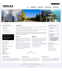 Pro joomla 2.5 template with slideshow: a4joomla-Triplex