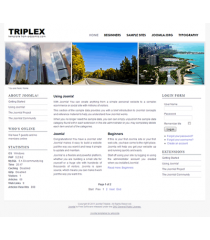 Free joomla 2.5 template with slideshow: a4joomla-triplex-free