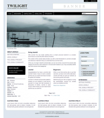 Pro joomla 2.5 template with slideshow: a4joomla-Twilight