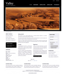 Pro joomla 2.5 template with slideshow: a4joomla-Valley