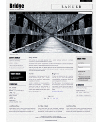Pro joomla 2.5 template with slideshow: a4joomla-Bridge
