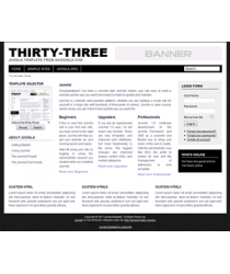 Pro joomla 2.5 template: a4joomla-Thirty-three