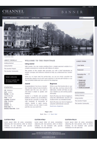 Pro joomla 2.5 template with slideshow: a4joomla-Channel