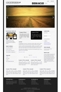 Responsive professional joomla 3.x template: a4joomla-countryside3R