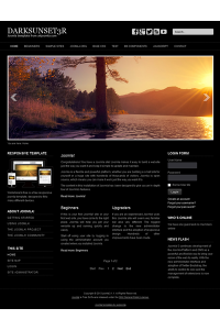 Responsive free joomla 3 template: a4joomla-darksunset3R-free