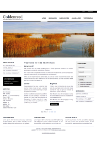 Pro joomla 2.5 template with slideshow: a4joomla-Goldenreed