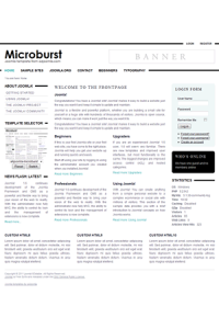 Pro joomla 2.5 template: a4joomla-Microburst