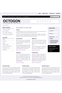 Pro joomla 2.5 template: a4joomla-Octogon