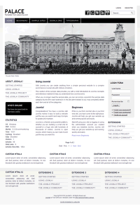 Minimalist pro joomla 2.5 template with slideshow: a4joomla-Palace