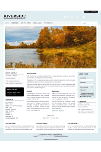 Pro joomla 2.5 template with slideshow: a4joomla-Riverside