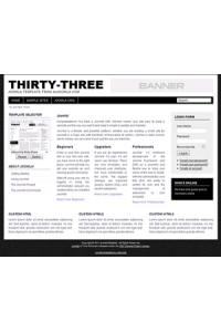 Pro joomla 2.5 template: a4joomla-Thirty-three
