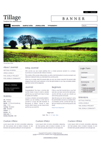 Pro joomla 2.5 template with slideshow: a4joomla-Tillage