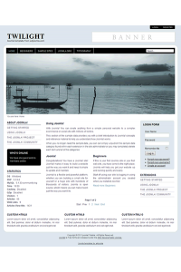 Pro joomla 2.5 template with slideshow: a4joomla-Twilight